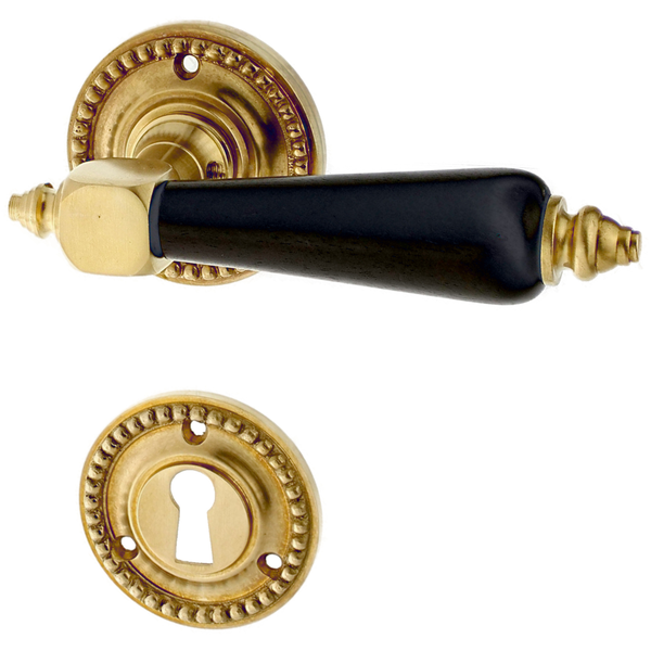 Gründerzeit Zimmertürbeschlag aus Messing - konische Form