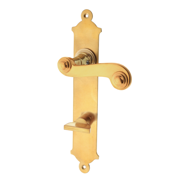 Zimmertürgarnitur Berliner Welle Messing patiniert - online kaufen bei Ventano