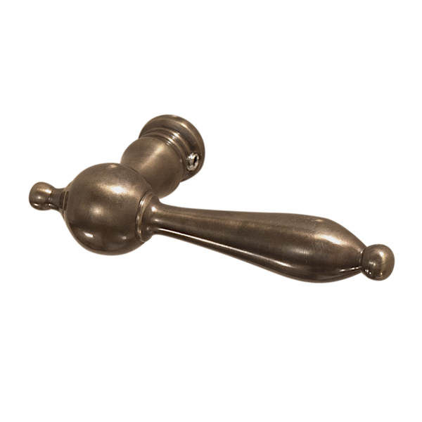 Türklinke Messing kugelförmiger Griffkopf braun