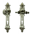 Jugendstil Wechselgarnitur mit Klinke und Knauf  - antik - WG Modell "Detmold" 