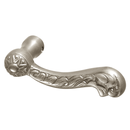 Türdrücker aus Messing Jugendstil markante Form mittelgroß