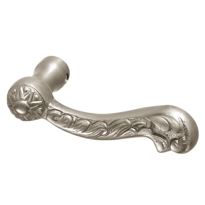 Türdrücker aus Messing Jugendstil markante Form mittelgroß
