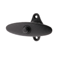 Vollolive mit Druckknopf Messing schwarz Modell "Braunschweig MS"