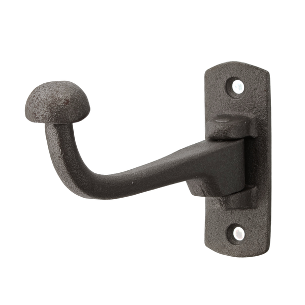 Wandhaken vintage schwenkbar verstellbar beweglich Bankhaken | Mantelhaken,  Gusseisen dunkelgrau | IRL7814 | Ventano