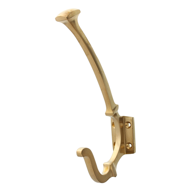 Wandhaken vintage | Mantelhaken, Garderobenhaken, Kleiderhaken | Messing patiniert| P7818 | Ventano
