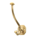 Wandhaken vintage | Mantelhaken, Garderobenhaken, Kleiderhaken | Messing | P7828 | Ventano