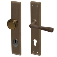 Schutzbeschlag Modell "Hartberg",  Messing antik patiniert