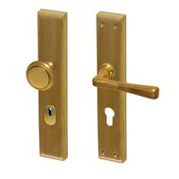 Schutzbeschlag Messing patiniert - "Hartberg",  