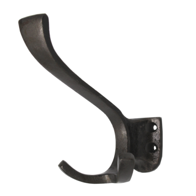 Wandhaken vintage | Mantelhaken, Garderobenhaken, Huthaken | Gusseisen schwarz | IRB7825 | Ventano