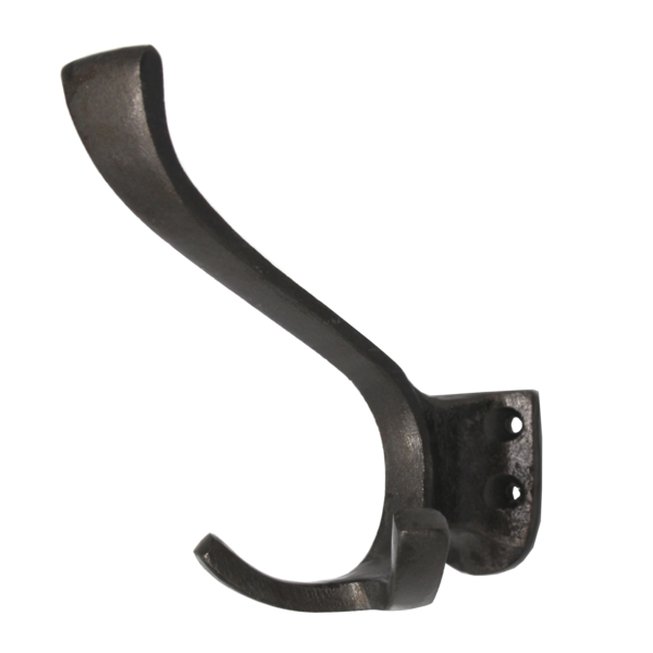 Wandhaken vintage | Mantelhaken, Garderobenhaken, Huthaken | Gusseisen schwarz | IRB7825 | Ventano