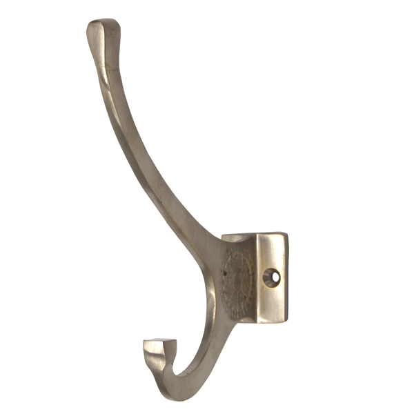 Wandhaken vintage | Mantelhaken, Garderobenhaken, Kleiderhaken | Nickel Silber matt | NM7812 | Ventano