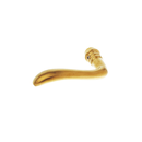 Türdrücker aus Messing elegantes Design matt gold