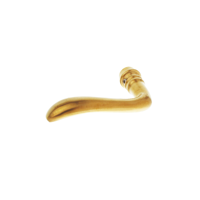 Türdrücker aus Messing elegantes Design matt gold