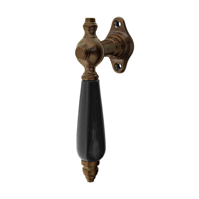 Gerade Halbolive antik patiniert für Holzfenster