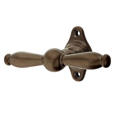 Vollolive Biedermeier dunkel patiniert kugelförmiger Griffkopf groß