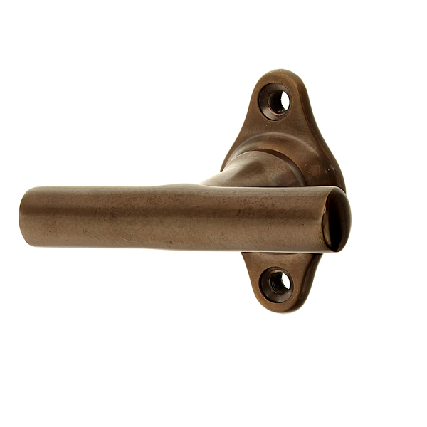 Fenstergriff urbaner Stil| Fensterolive antik | Messing, dunkel patiniert| Modell "Altona A" | Ventano 