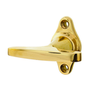 Vollolive Kreuzolive aus Messing, klassische T-Form aus dem Jugendstil