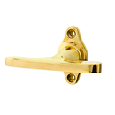 Fensterbeschlag Jugendstil aus Messing elegantes Design gold