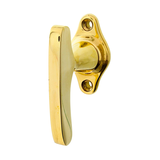 Fenstergriff Jugendstil | Ovale Fensterolive antik | Messing poliert | Modell 