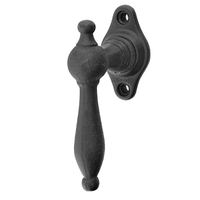 Fenstergriff Biedermeier Halbolive | Fensterolive antik | Gusseisen | Modell 