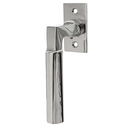 Halbolive aus Messing - Bauhaus Stil - schlichtes Design | silber