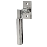 Halbolive aus Messing - Bauhaus Stil - schlichtes Design | silber