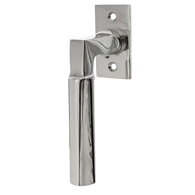 Halbolive aus Messing - Bauhaus Stil - schlichtes Design | silber
