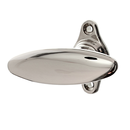 Ovale Vollolive Fensterolive hochglanz vernickelt