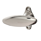 Ovale Vollolive Fensterolive hochglanz vernickelt