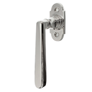 Fensterbeschlag aus Messing Jugendstil klassische Form silber