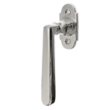 Fensterbeschlag aus Messing Jugendstil klassische Form silber