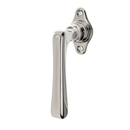 Nostalgie Fenstergriff | Halbolive antik | Messing vernickelt | Modell "Freiberg N"