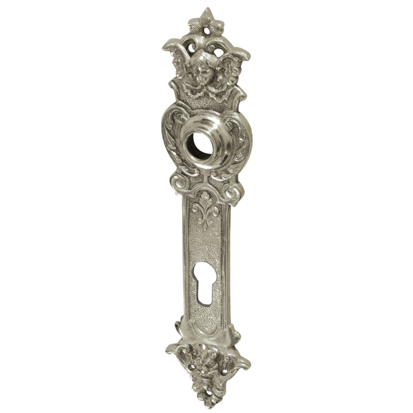 Himmel und Hölle, Langschild Jugendstil Nickel matt