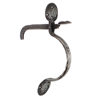 Kleiner Stalltürdrücker mit Fallriegel (Komplett-Set)