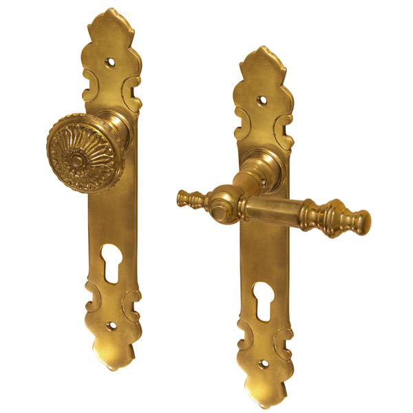 Brutalistische Mid-Century Türgriffe Aus Bronze, 1970er, 2er Set Bei Kaufen