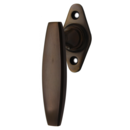 Bauhaus Stil Halbolive aus Messing typische Form braun