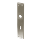 Schlichtes Langschild vernickelt, matt gebürstet NM1101BB72