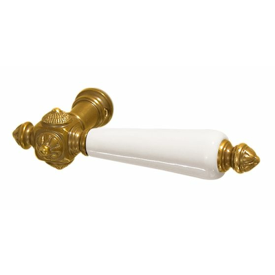 Jugendstil Türgriff mit Handhabe aus Holz oder Horn