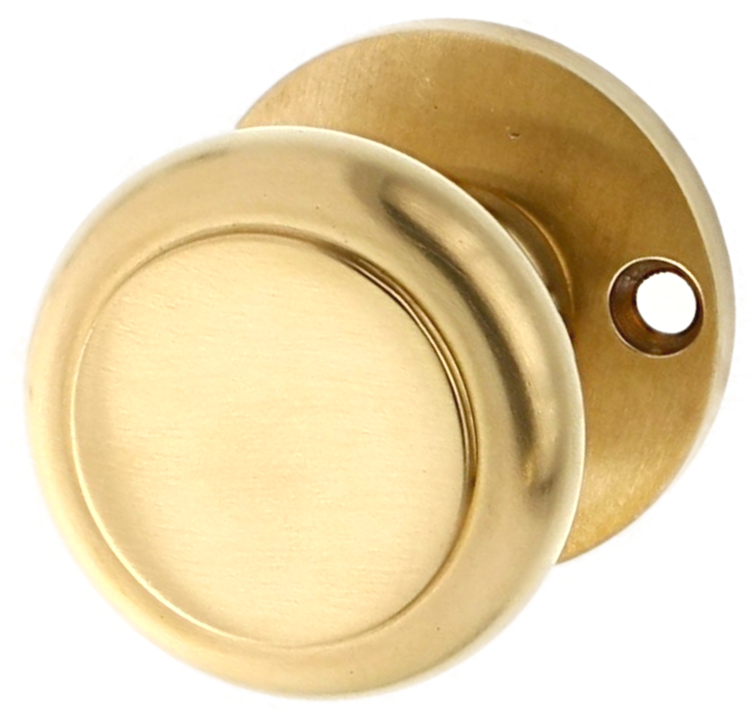 Drehknauf Haustür Messing