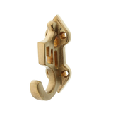 Mantelhaken, Wandhaken vintage | Garderobenhaken, Kleiderhaken | Messing patiniert | P7821 | Ventano