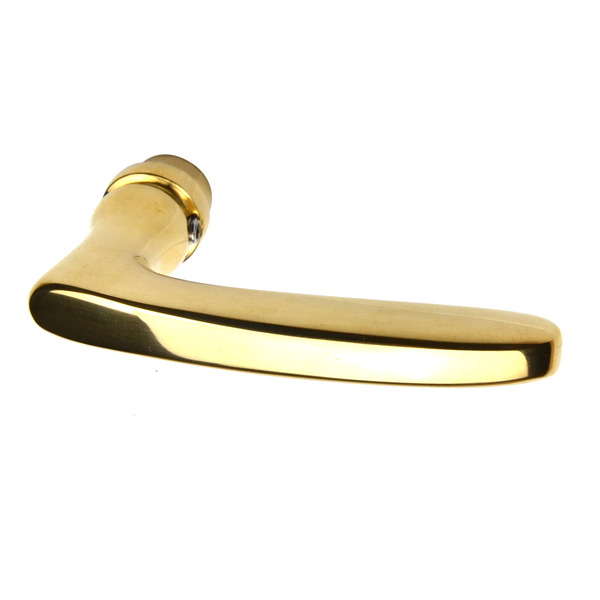 Türdrücker Messing schlanke Form gold