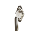 Klassischer Fenstergriff, Halbolive Messing vernickelt - Modell Halbolive "Seefeld N - S"