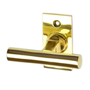 Fenstergriff modern | Design-Fensterolive | Messing poliert | Modell 