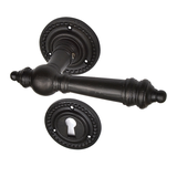 Drückergarnitur-Set antik | Türrosetten mit Türklinken | Gründerzeit | Türbeschlag-Set Modell 1900 - LC05 | Ventano 