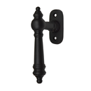 Klassischer Fenstergriff, Halbolive antik Gusseisen schwarz - Modell "1900" 