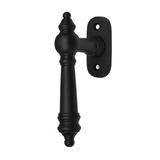 Klassischer Fenstergriff, Halbolive antik Gusseisen schwarz - Modell "1900" 