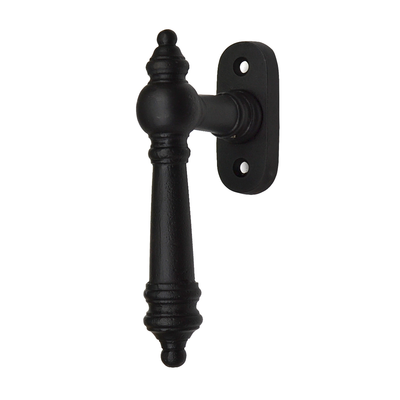 Klassischer Fenstergriff, Halbolive antik Gusseisen schwarz - Modell "1900" 
