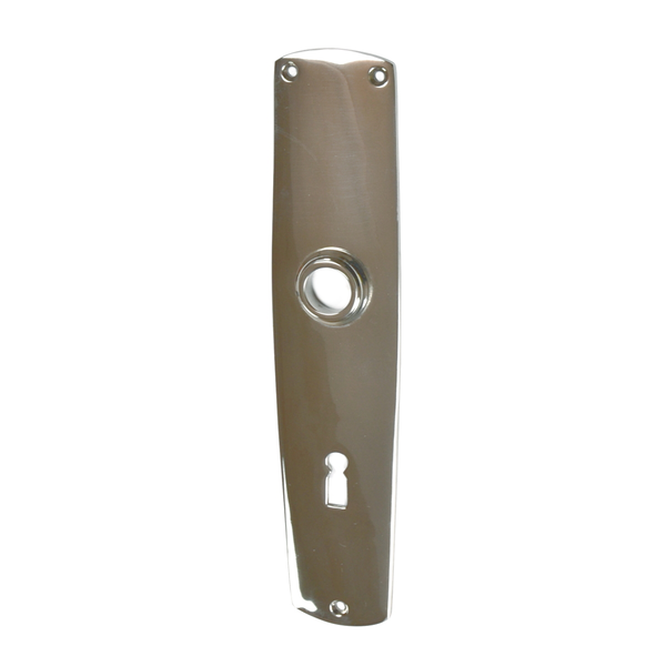 Langschild Messing vernickelt silbern glänzend N1172BB72