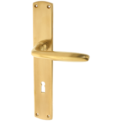 Drückergarnitur Jugendstil antik | Messing patiniert | BB Modell "Zuffenhausen P" | Ventano