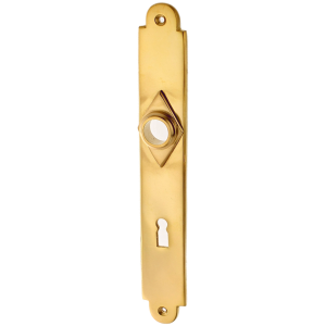 Antikes Türschild Messing für Zimmertüren P1571BB72 | Historischer Türbeschlag